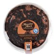 Marvelous Moo&rsquo;s Chocolate Brownie Overload ice cream cake with rich chocolate base and brownie chunks in clear lid packaging.